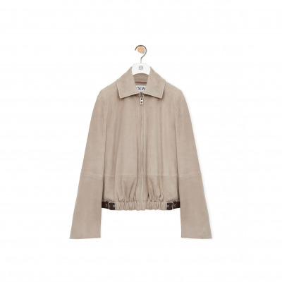 LOEWE BELTED JACKET IN SUEDE GOATSKIN S540Y34L58